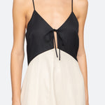 ANGELINA SUITING MAXI COLORBLOCK DRESS (D1)