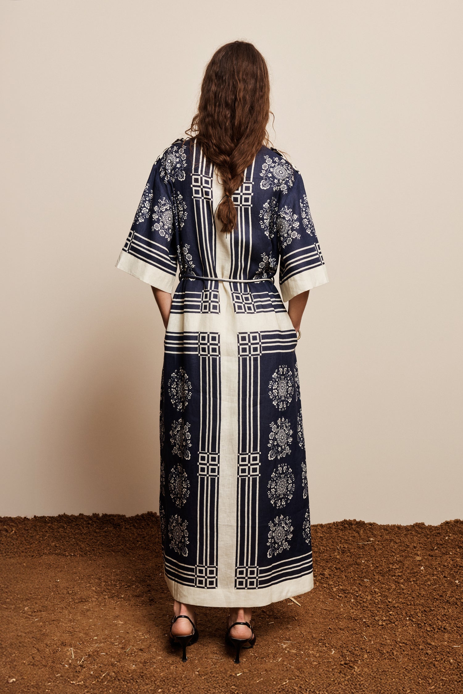 BANDERRA LINEN SHIRTDRESS