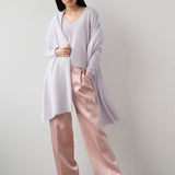 Cashmere Travel Wrap Silver Lilac Heather