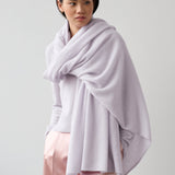 Cashmere Travel Wrap Silver Lilac Heather