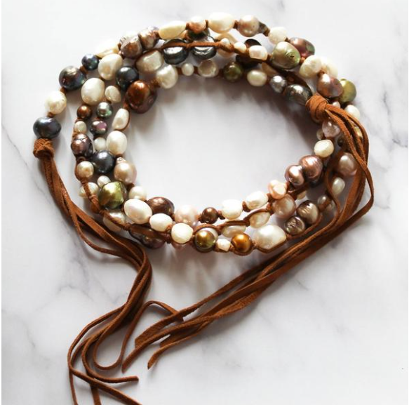 Classic Boho Multi Color Pearls