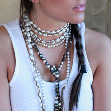 Classic Boho white pearls by Tess